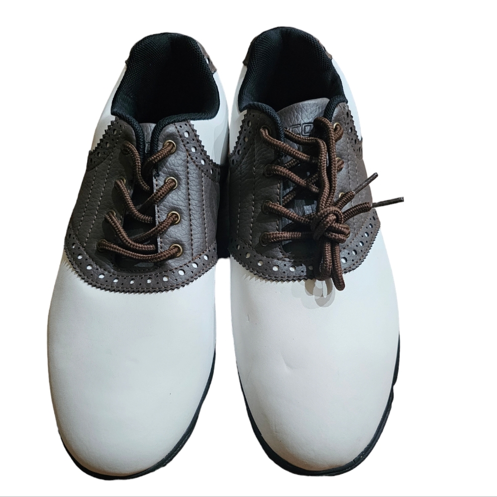 BCG Mens Gold Shoes 9.5D Brown/White